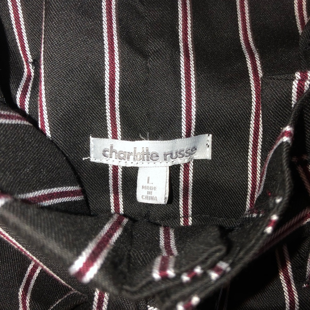 Charlotte Russe wide leg tie pants - Picture 4 of 5